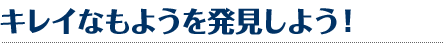 キレイなもようを発見しよう！